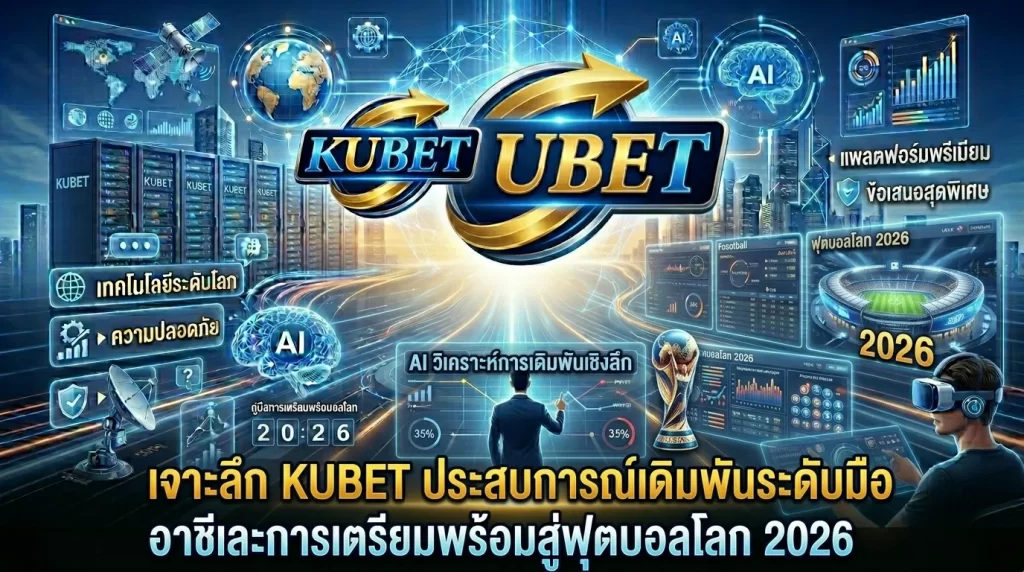 เจาะลึก KUBET ประสบการณ์เดิมพันระดับมืออาชีพและการเตรียมพร้อมสู่ฟุตบอลโลก 2026